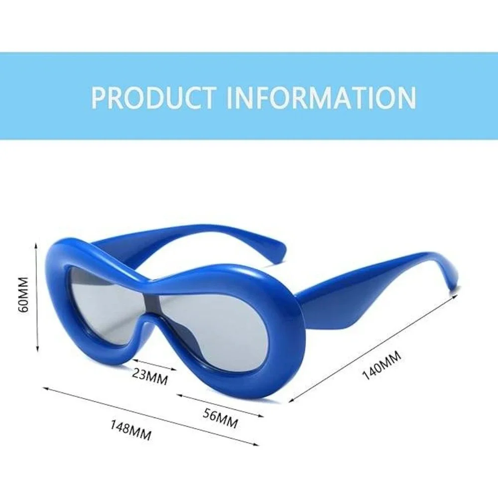 Women Sunglasses Fashion Blue Frame Party Festival‎ Candy Color Outdoor Wear New